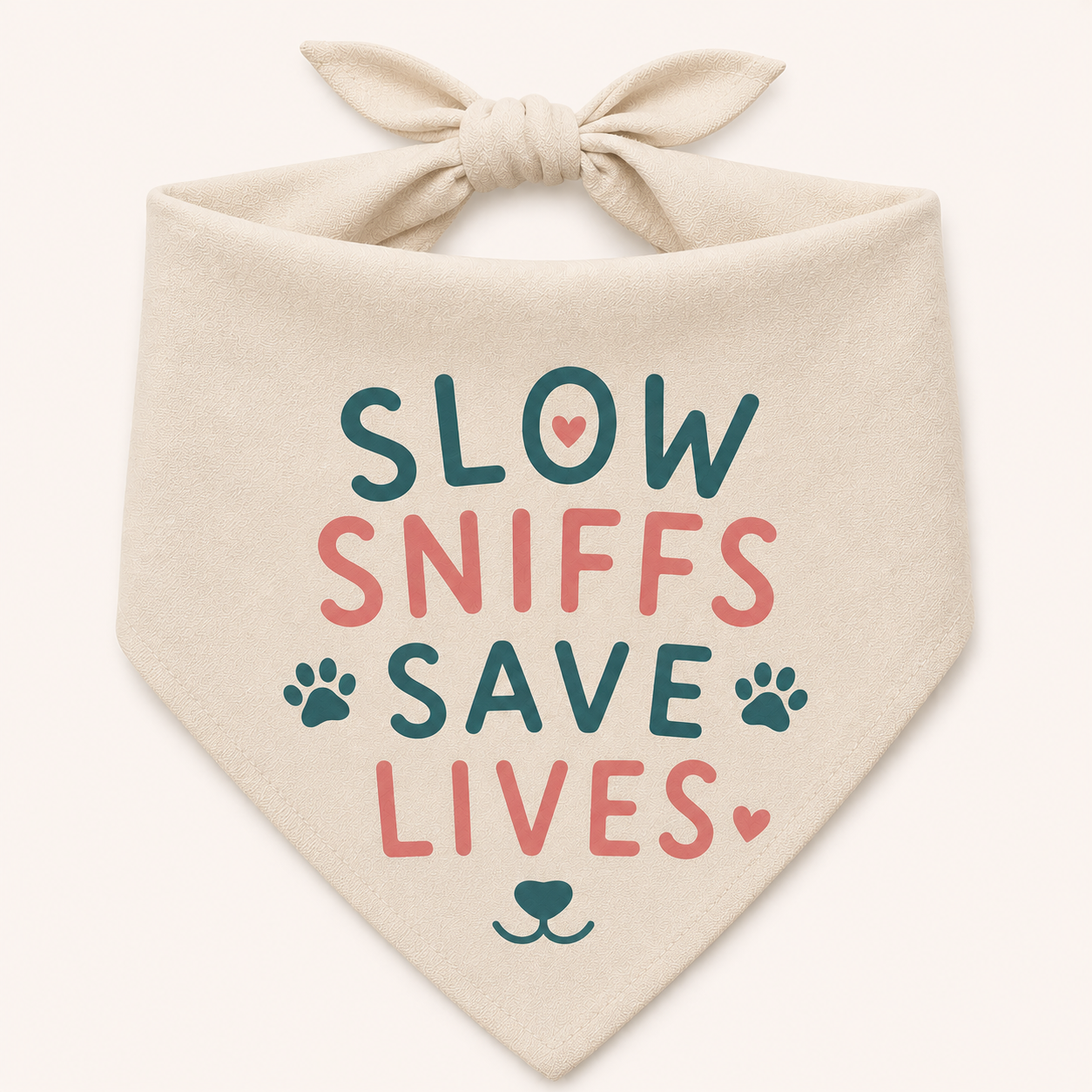 Slow Sniffs Save Lives Pet Bandana